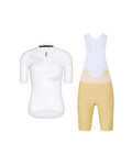 RIVANELLE maillot corto y pantalón corto - CRYSTELLE - beige/blanco