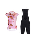 RIVANELLE maillot corto y pantalón corto - MISS FLOWERY - negro/rosa