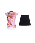 RIVANELLE maillot corto y falda - MISS FLOWERY - negro/rosa