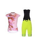 RIVANELLE maillot corto y pantalón corto - MISS FLOWERY - amarillo/negro/rosa