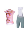 RIVANELLE maillot corto y pantalón corto - MISS FLOWERY - verde/rosa