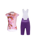 RIVANELLE maillot corto y pantalón corto - MISS FLOWERY - púrpura/rosa
