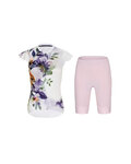 RIVANELLE maillot corto y pantalón corto - MISS FLOWERY - rosa/blanco/multicolor
