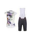 RIVANELLE maillot corto y pantalón corto - MISS FLOWERY - antracita/blanco/multicolor