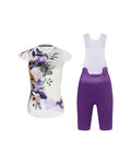 RIVANELLE maillot corto y pantalón corto - MISS FLOWERY - púrpura/blanco/multicolor