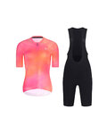 RIVANELLE maillot corto y pantalón corto - COSMA - negro/naranja/rosa