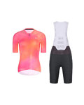 RIVANELLE maillot corto y pantalón corto - COSMA - antracita/naranja/rosa