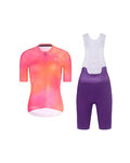 RIVANELLE maillot corto y pantalón corto - COSMA - púrpura/naranja/rosa