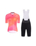 RIVANELLE maillot corto y pantalón corto - COSMA - negro/naranja/rosa