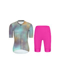 RIVANELLE maillot corto y pantalón corto - COSMA - ciclamen/púrpura/dorado