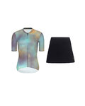 RIVANELLE maillot corto y falda - COSMA - negro/púrpura/dorado