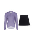 RIVANELLE maillot largo y falda - ELEVATE - negro/púrpura