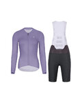RIVANELLE maillot largo y pantalón - ELEVATE - antracita/púrpura