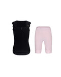 RIVANELLE maillot sin mangas y pantalón corto - SCALLESSA - rosa/negro