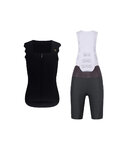 RIVANELLE maillot sin mangas y pantalón corto - SCALLESSA - antracita/negro