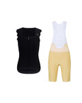 RIVANELLE maillot sin mangas y pantalón corto - SCALLESSA - beige/negro