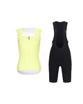 RIVANELLE maillot sin mangas y pantalón corto - SCALLESSA - negro/amarillo