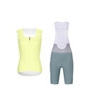 RIVANELLE maillot sin mangas y pantalón corto - SCALLESSA - verde/amarillo