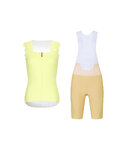 RIVANELLE maillot sin mangas y pantalón corto - SCALLESSA - beige/amarillo