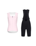 RIVANELLE maillot sin mangas y pantalón corto - SCALLESSA - negro/rosa