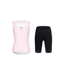 RIVANELLE maillot sin mangas y pantalón corto - SCALLESSA - negro/rosa