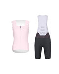 RIVANELLE maillot sin mangas y pantalón corto - SCALLESSA - antracita/rosa