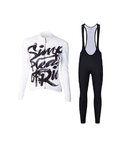 HOLOKOLO maillot largo y pantalón - STREETBEAT LADY W - blanco/negro