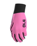 ALÉ guantes de dedos largos - SPIRAL DESIGN - rosa/negro