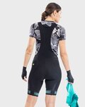ALÉ pantalones cortos de tirantes - PRR STRADA LADY - negro/turquesa