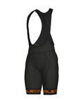 ALÉ pantalones cortos de tirantes - GRAPHICS PRR STRADA - negro/naranja