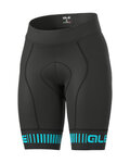 ALÉ pantalones cortos sin tirantes - PRR STRADA LADY - negro/turquesa