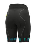 ALÉ pantalones cortos sin tirantes - PRR STRADA LADY - negro/turquesa