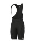 ALÉ pantalones cortos de tirantes - R-EV1 AGONISTA PLUS - negro/blanco