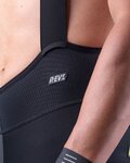 ALÉ pantalones cortos de tirantes - R-EV1 AGONISTA PLUS - negro/blanco