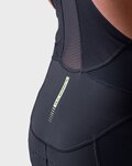 ALÉ pantalones cortos de tirantes - R-EV1 AGONISTA PLUS - negro/blanco
