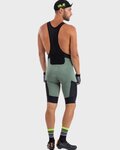 ALÉ pantalones cortos de tirantes - OFF-ROAD GRAVEL STONES CARGO - verde