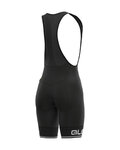ALÉ pantalones cortos de tirantes - SOLID BLEND LADY - negro/blanco