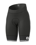 ALÉ pantalones cortos sin tirantes - SOLID BLEND LADY - negro/blanco