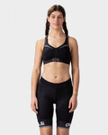 ALÉ pantalones cortos sin tirantes - SOLID BLEND LADY - negro/blanco
