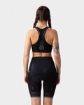 ALÉ pantalones cortos sin tirantes - SOLID BLEND LADY - negro/blanco