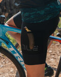 ALÉ pantalones cortos de tirantes - OFF-ROAD GRAVEL STONES CARGO LADY - verde