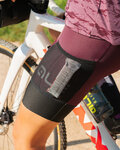 ALÉ pantalones cortos de tirantes - OFF-ROAD GRAVEL STONES CARGO LADY - púrpura