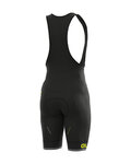 ALÉ pantalones cortos de tirantes - SOLID BLEND WINTER - negro/amarillo