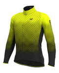 ALÉ maillot de invierno de manga larga - R-EV1 CLIMA PROTECTION 2.0 VELOCITY WIND G+ - amarillo/negro