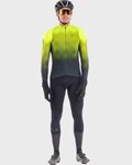 ALÉ maillot de invierno de manga larga - R-EV1 CLIMA PROTECTION 2.0 VELOCITY WIND G+ - amarillo/negro