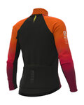 ALÉ maillot de invierno de manga larga - R-EV1 CLIMA PROTECTION 2.0 VELOCITY WIND G+ - naranja/negro