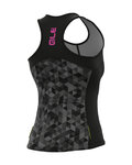 ALÉ maillot sin mangas - SOLID TRIANGLES LADY - gris/negro