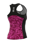 ALÉ maillot sin mangas - SOLID TRIANGLES LADY - rosa/púrpura