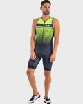 ALÉ monos - TRIATHLON  STARS LONG TRI - negro/amarillo