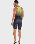 ALÉ monos - TRIATHLON  STARS LONG TRI - negro/amarillo